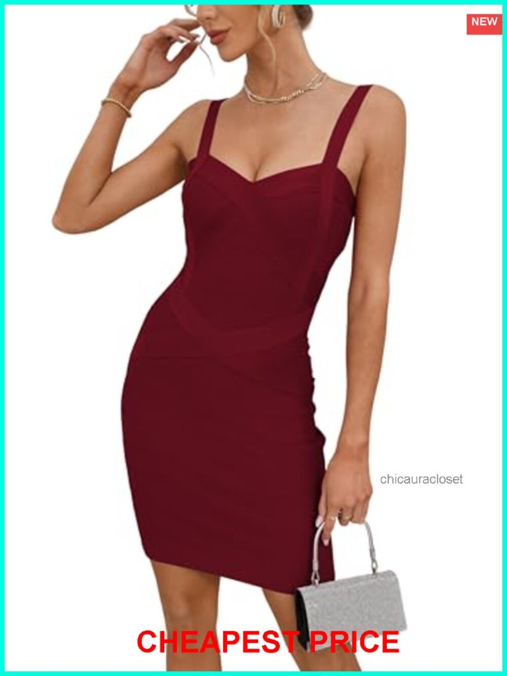Women's Rayon Cute Mini Sleeveless Bodycon Club Party Bandage Strap Dress